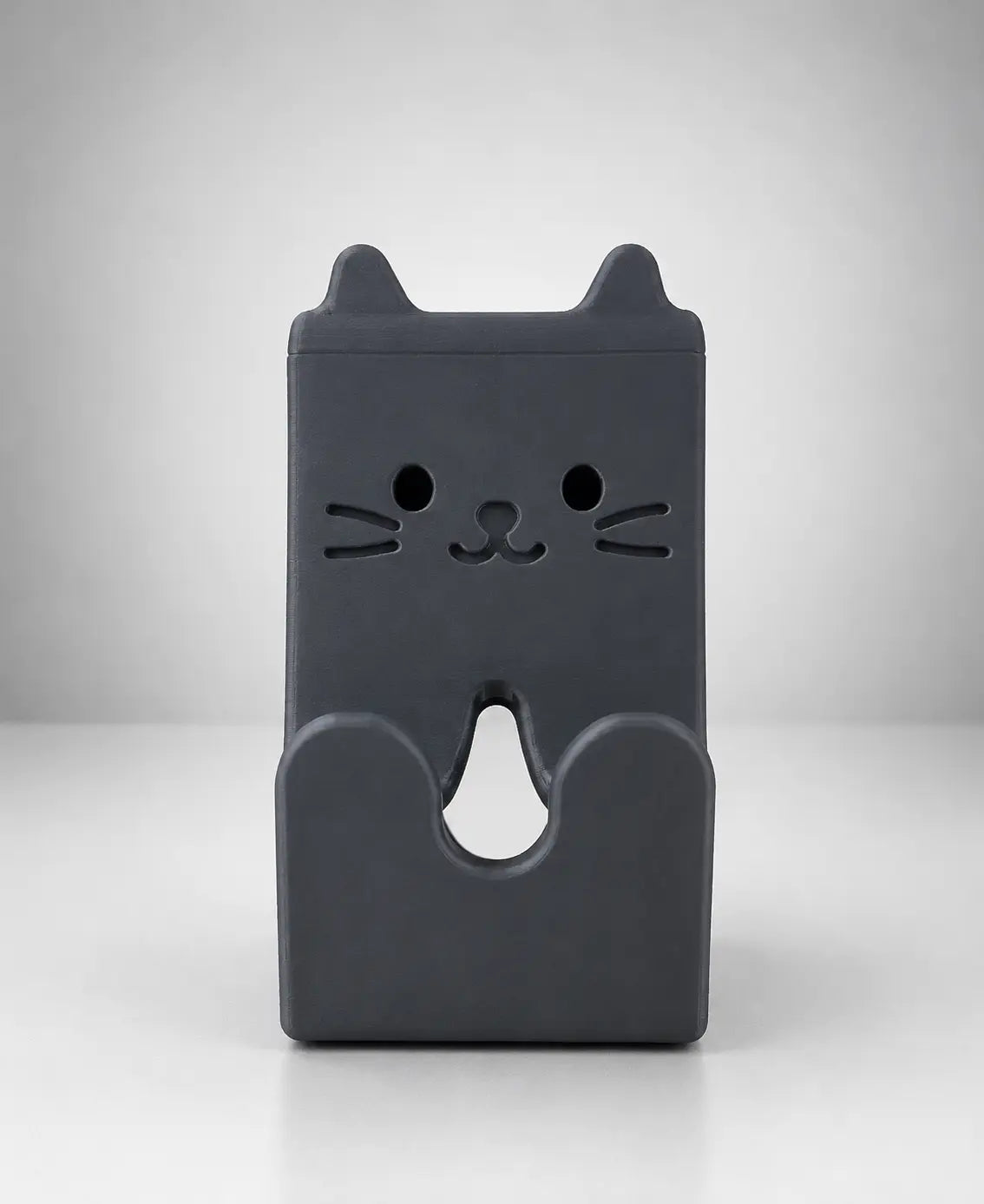 Cute Cat Mobile Phone Stand | 3D Printed Desk Holder | Universal Smartphone Stand