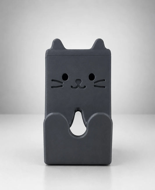 Cute Cat Mobile Phone Stand | 3D Printed Desk Holder | Universal Smartphone Stand