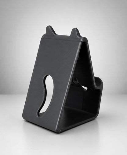 Cute Cat Mobile Phone Stand – 3D Printed Desk Holder | Crivon3d